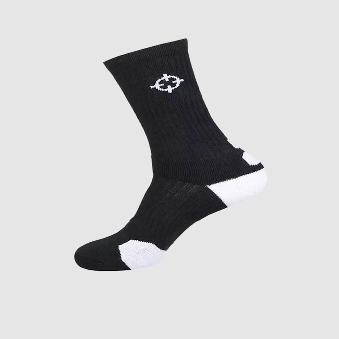 Black/White|Rigorer Kids Crew Socks
