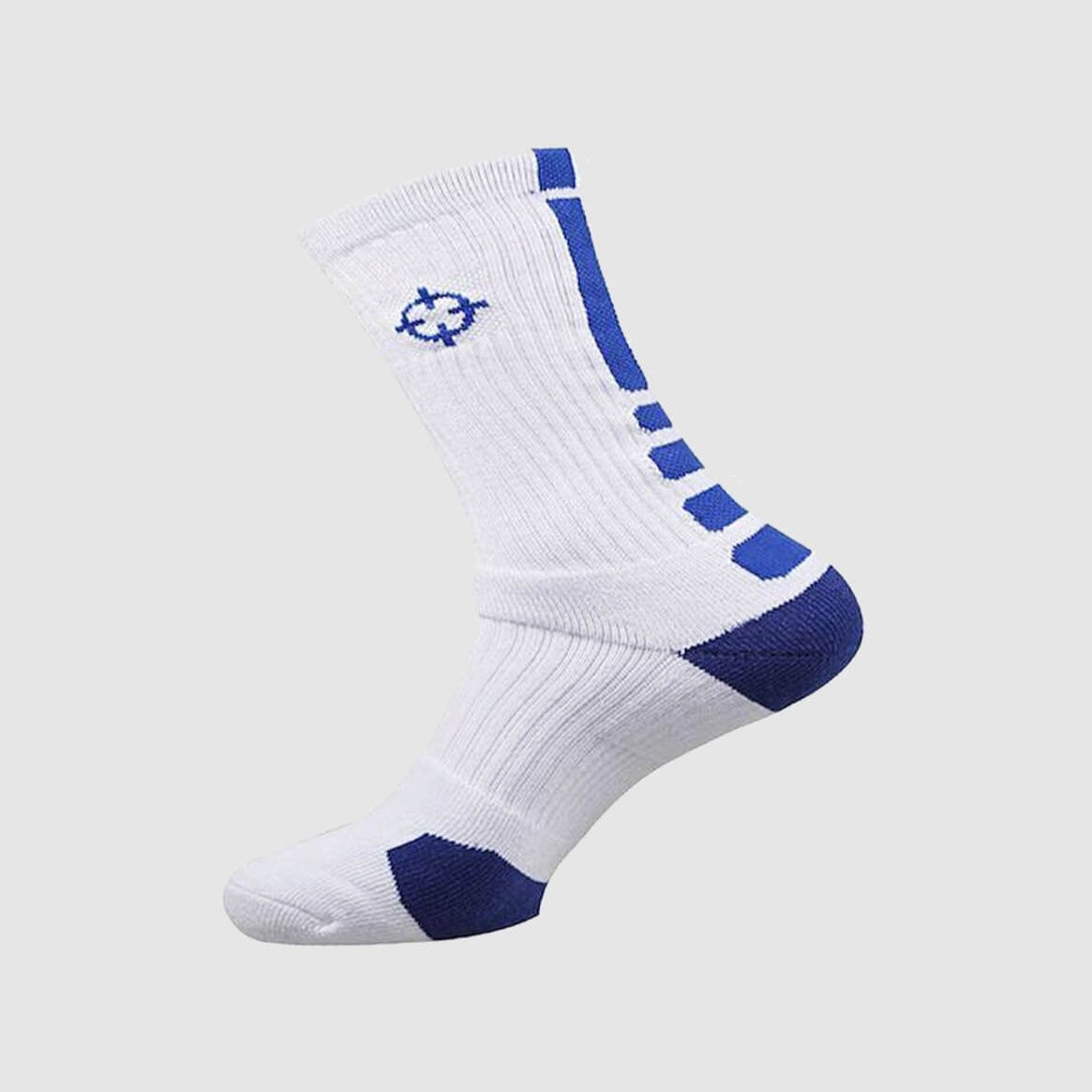 White/Blue|Rigorer Kids Crew Socks