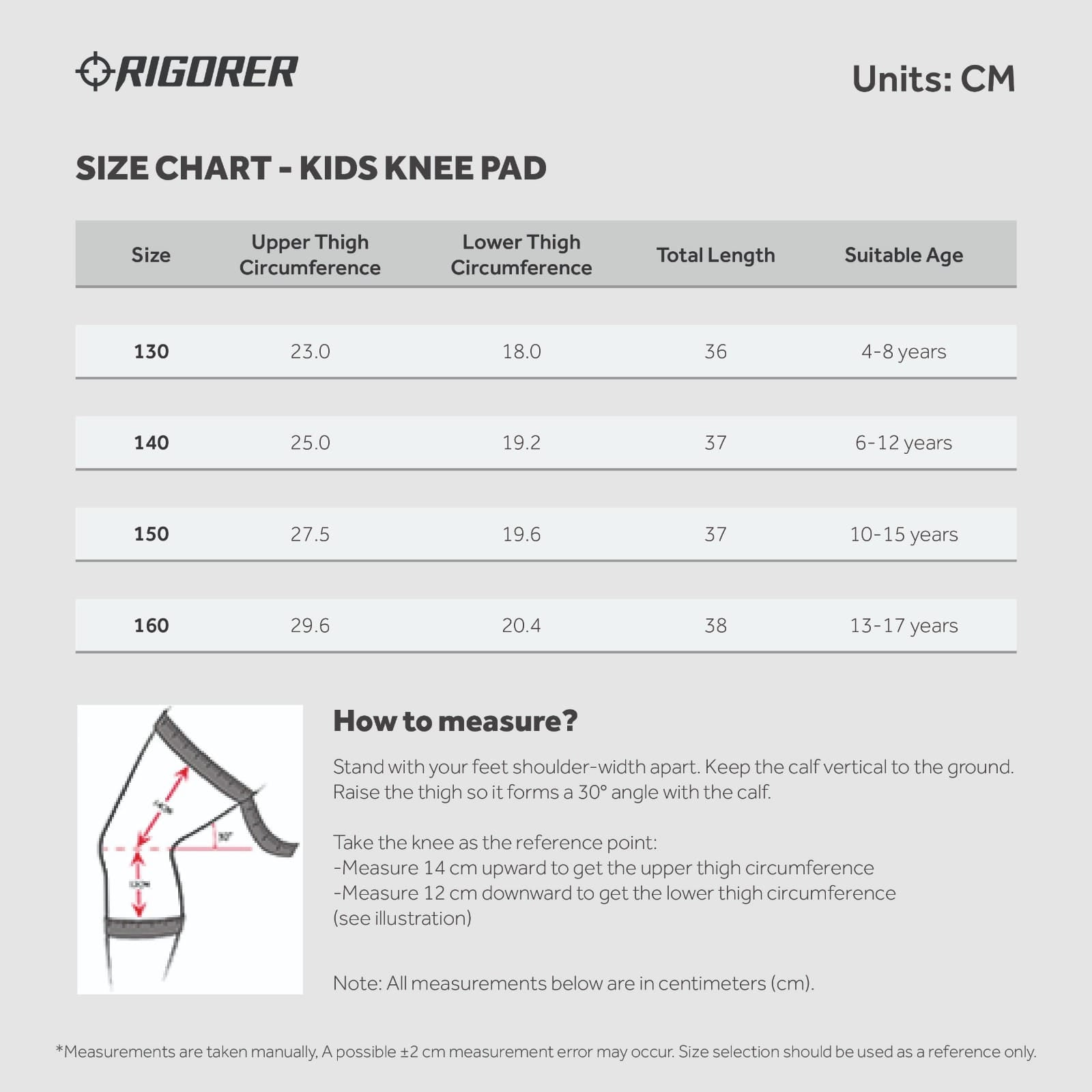 Rigorer Kids Long Knee Pad [Z619430208-1]