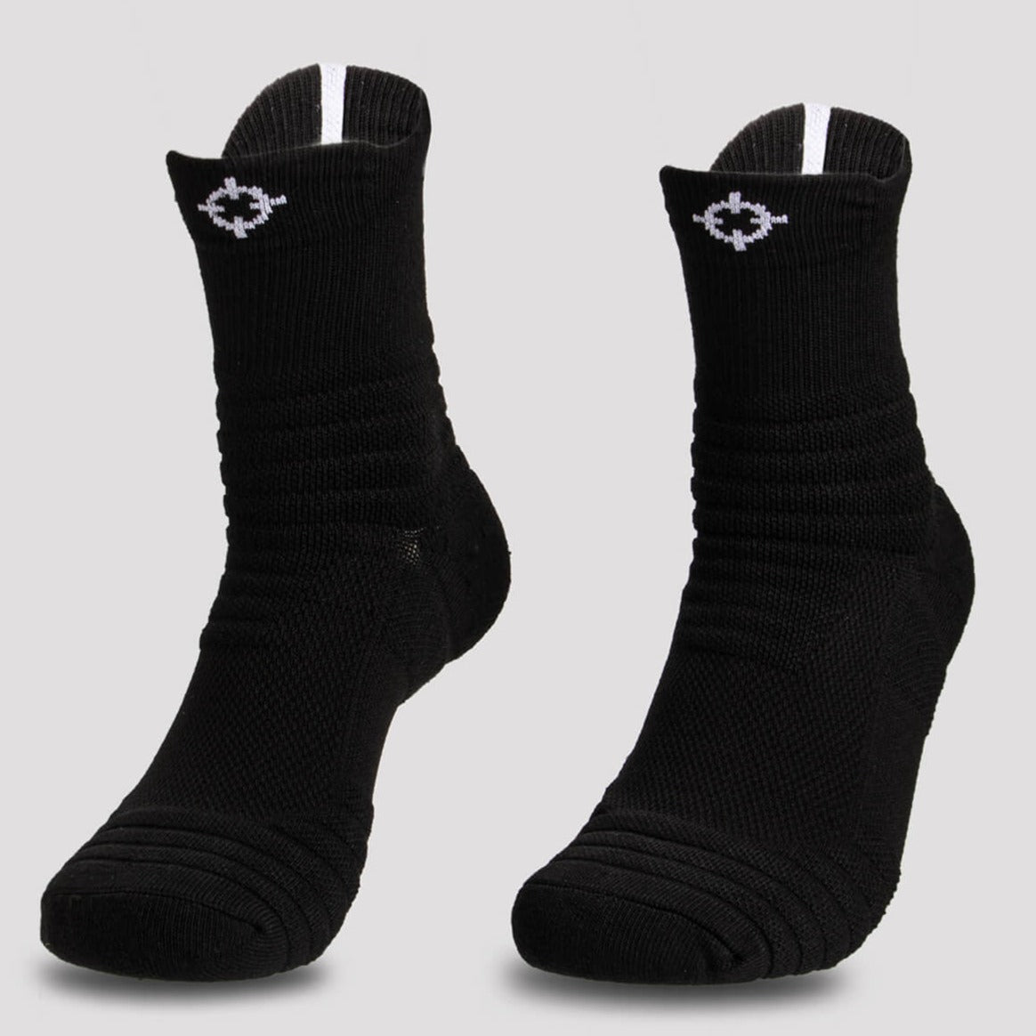 Black|Rigorer Crew Socks [S08]