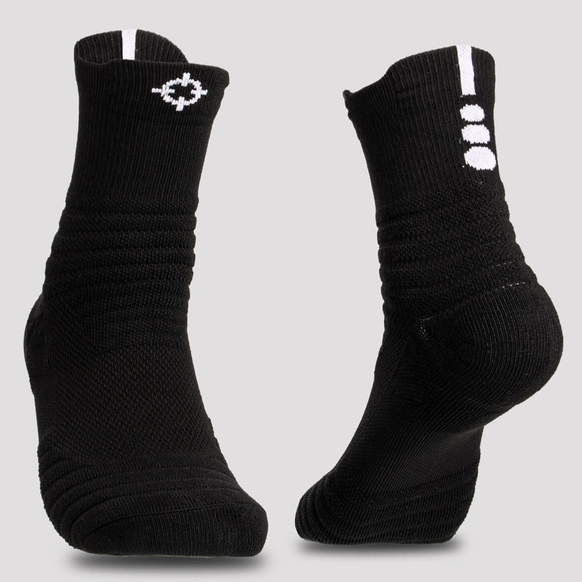 Black|Rigorer Crew Socks [S08]
