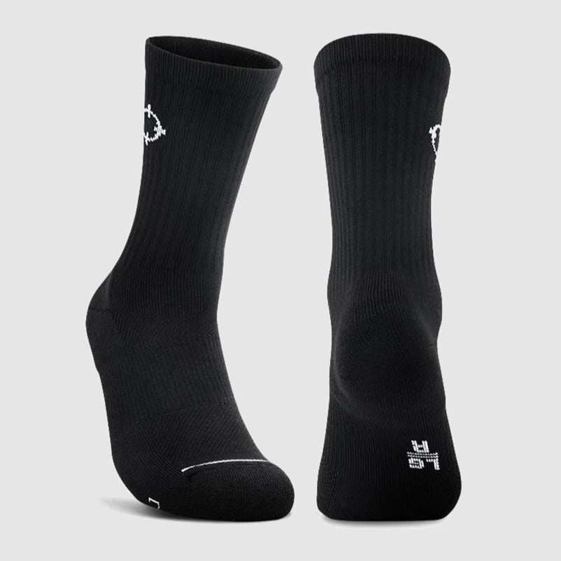Black|Rigorer Crew Socks - Bundles of 2/3 [S322]