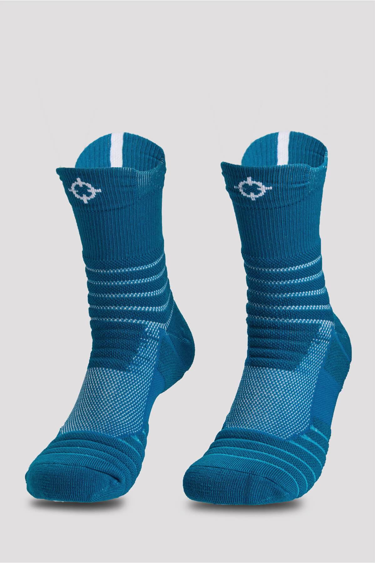 Blue|Rigorer Crew Socks [S08]