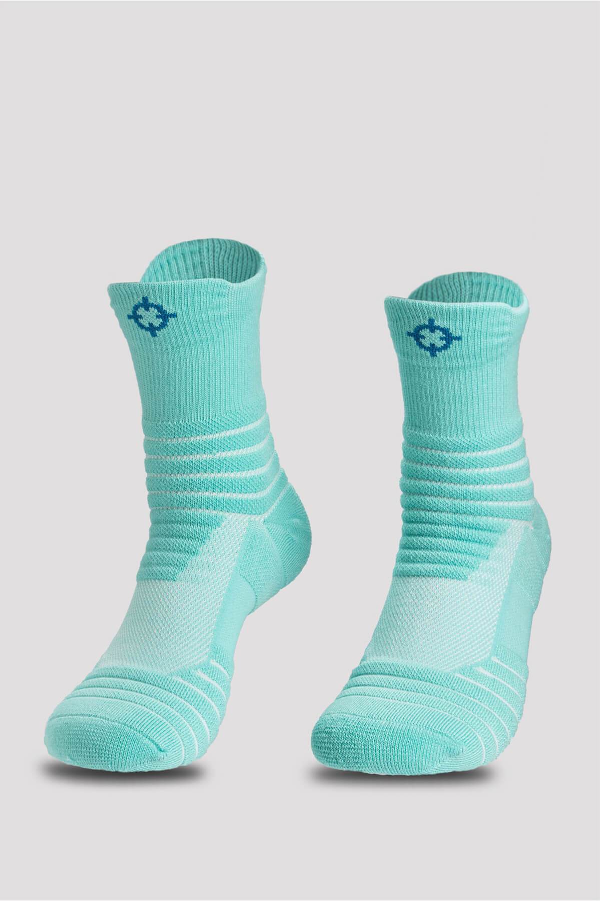Teal|Rigorer Crew Socks [S08]