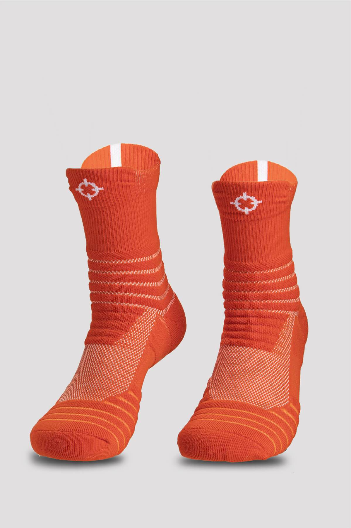 Orange|Rigorer Crew Socks [S08]