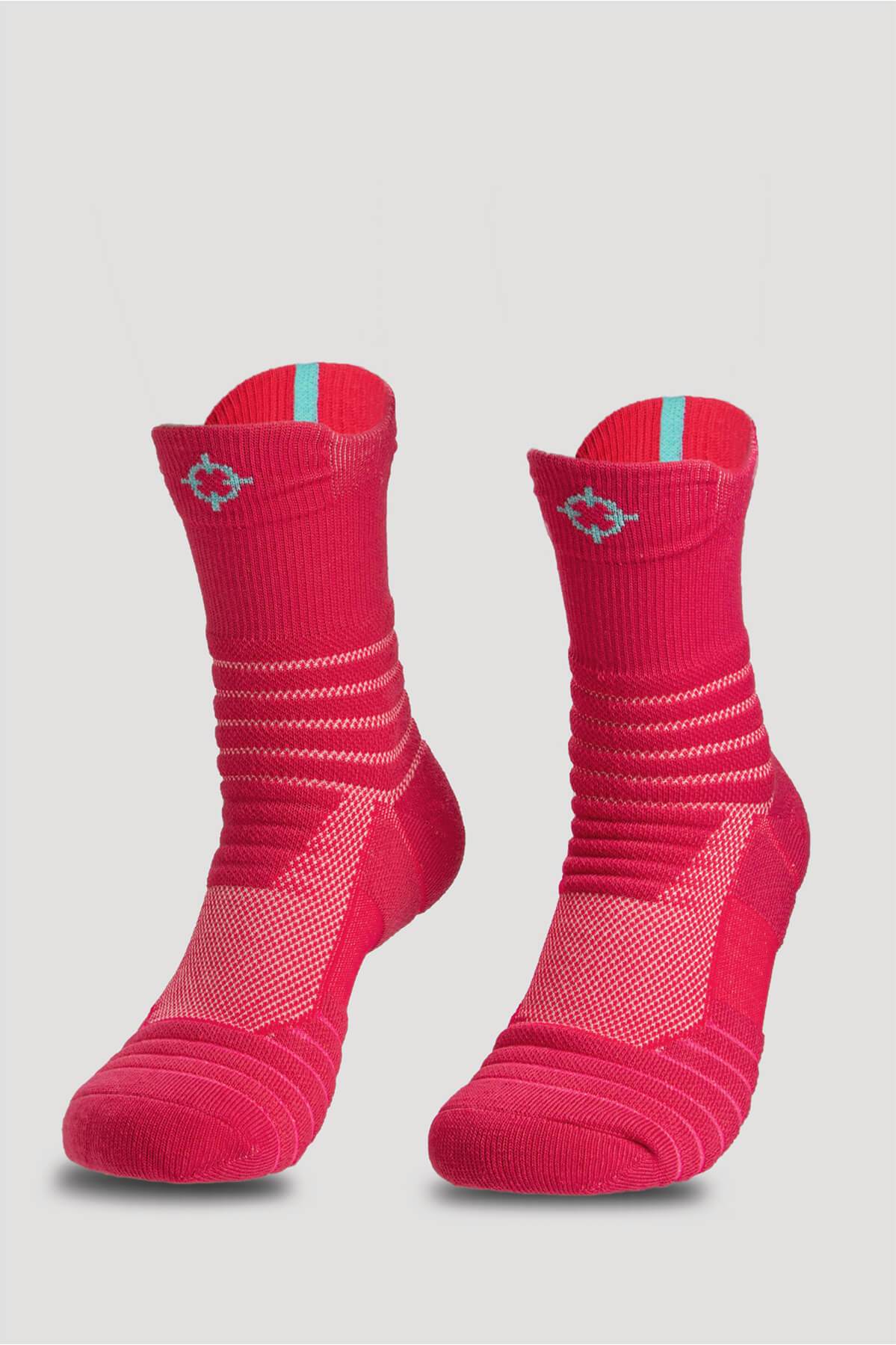 Pink|Rigorer Crew Socks [S08]