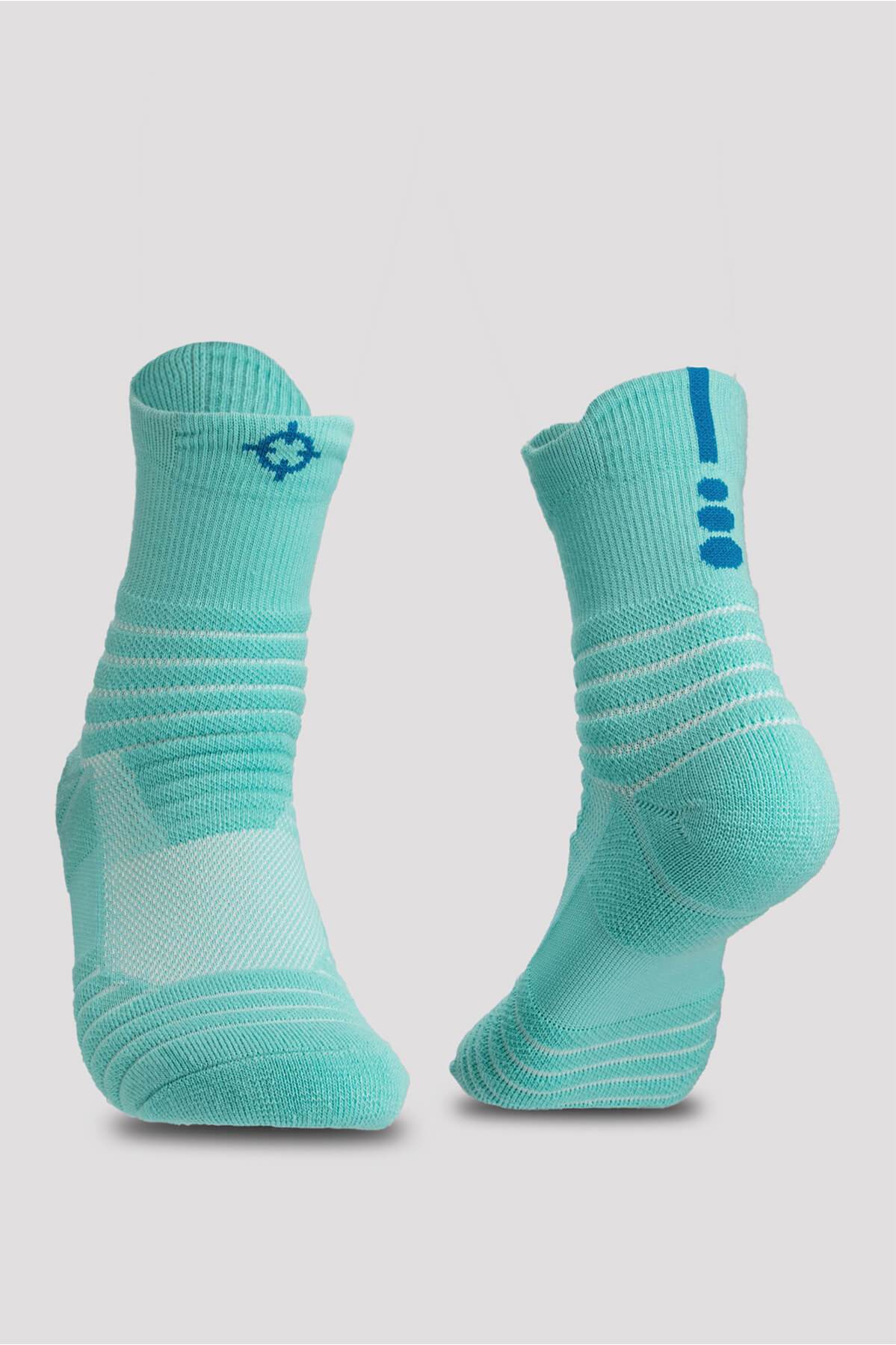 Teal|Rigorer Crew Socks [S08]