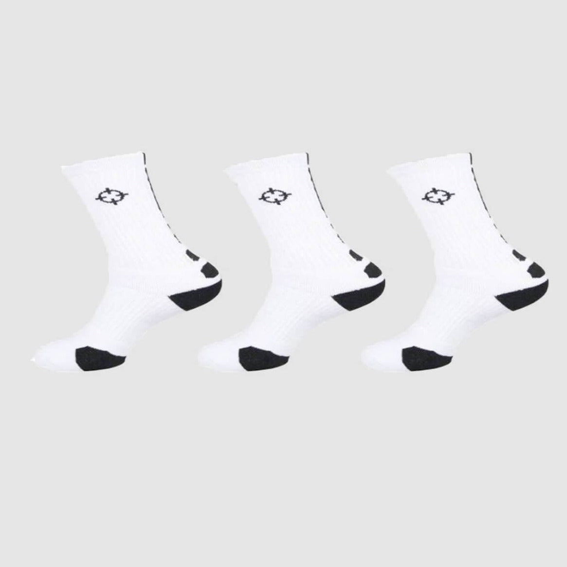 White/Black|Rigorer Kids Crew Socks