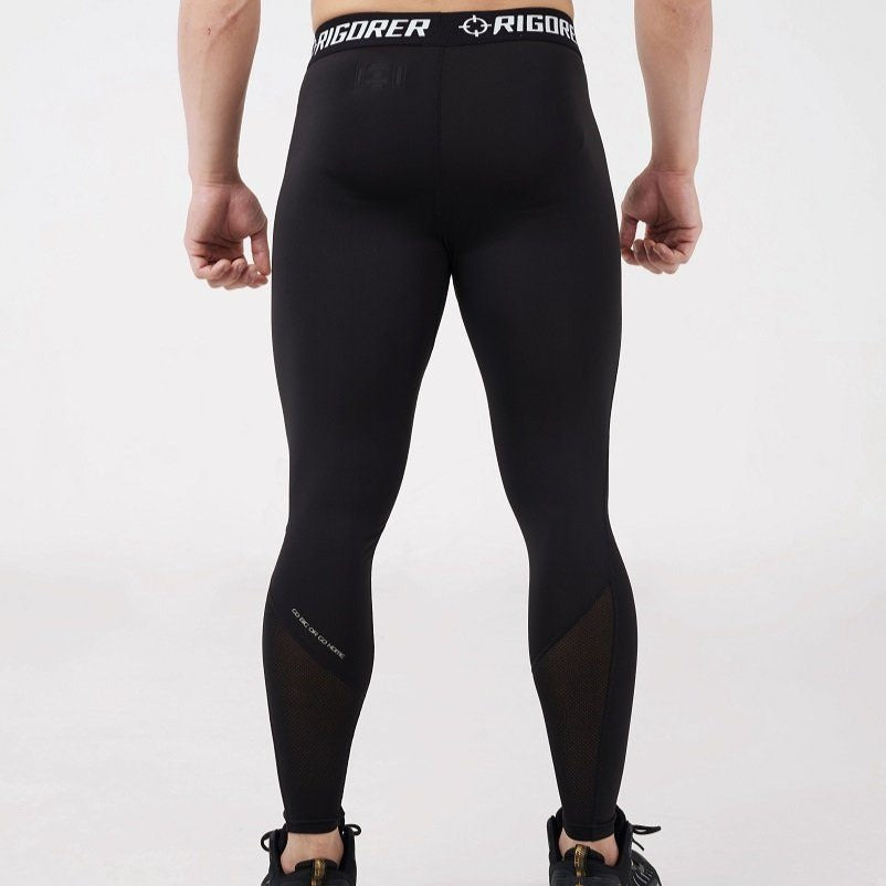 Black|Rigorer Long Compression Tights [LT403]