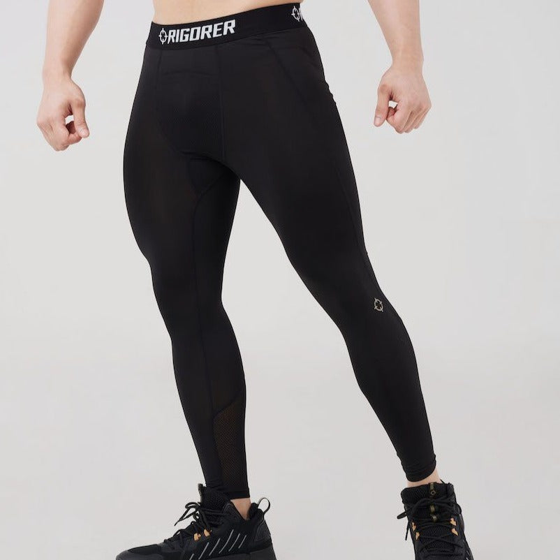 Black|Rigorer Long Compression Tights [LT403]