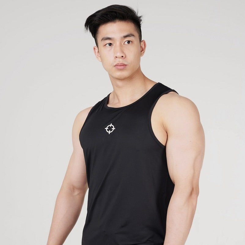 Black|Rigorer Performance Tank Top [T311]