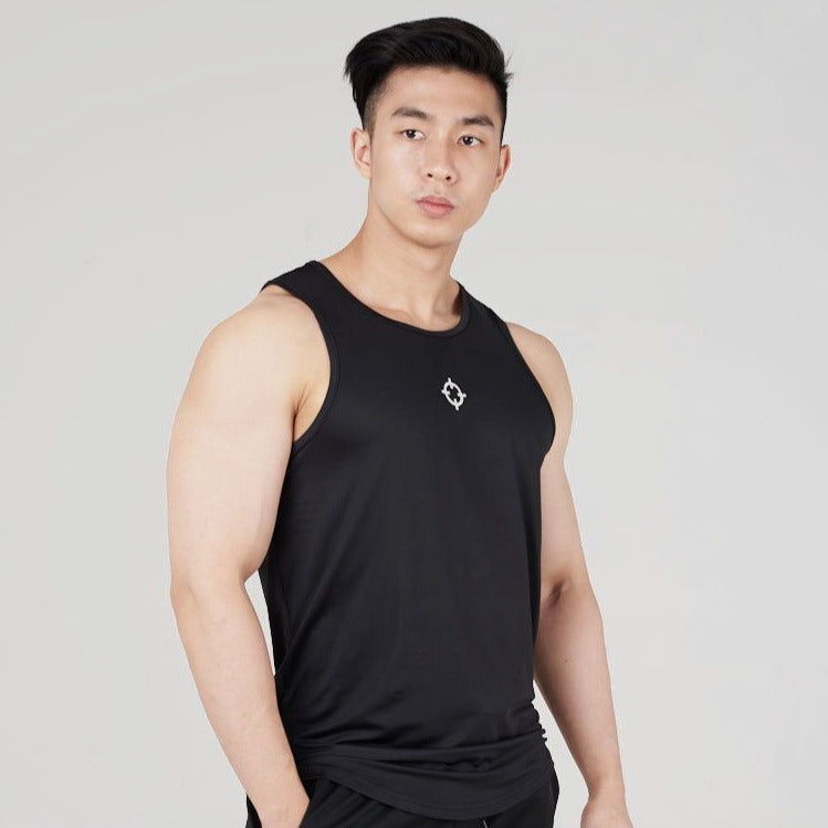 Black|Rigorer Performance Tank Top [T311]