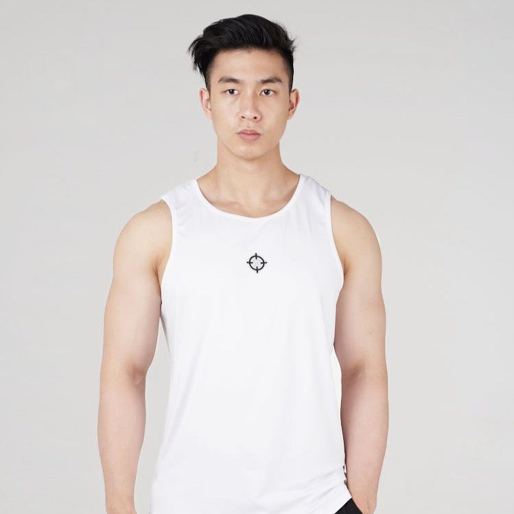 White|Rigorer Performance Tank Top [T311]